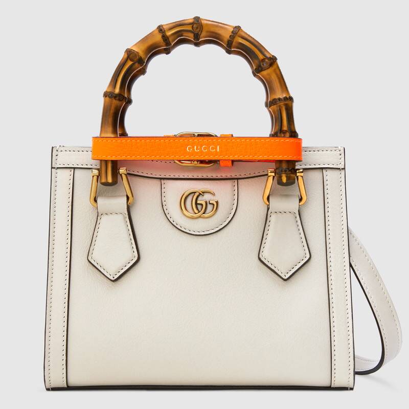 Gucci Diana Mini Tote Bag Shoulder Bag 655661 White